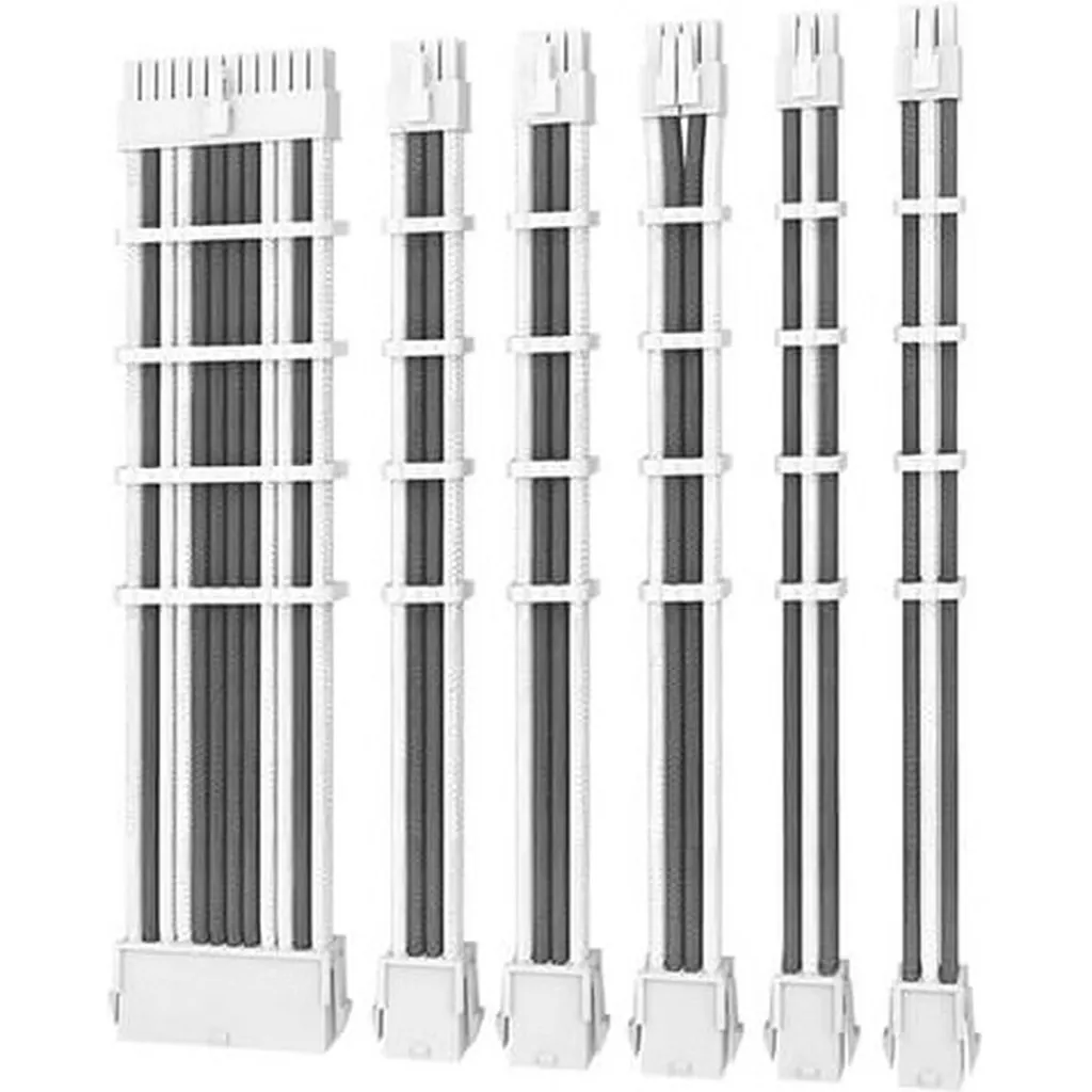 Antec PSU - Sleeved Cable Extension Kit Grey/White