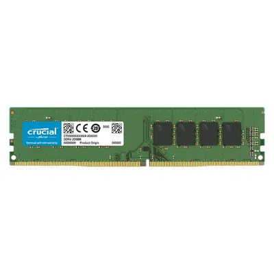 Crucial 8GB DDR4 UDIMM 3200MHz CL22 Memory