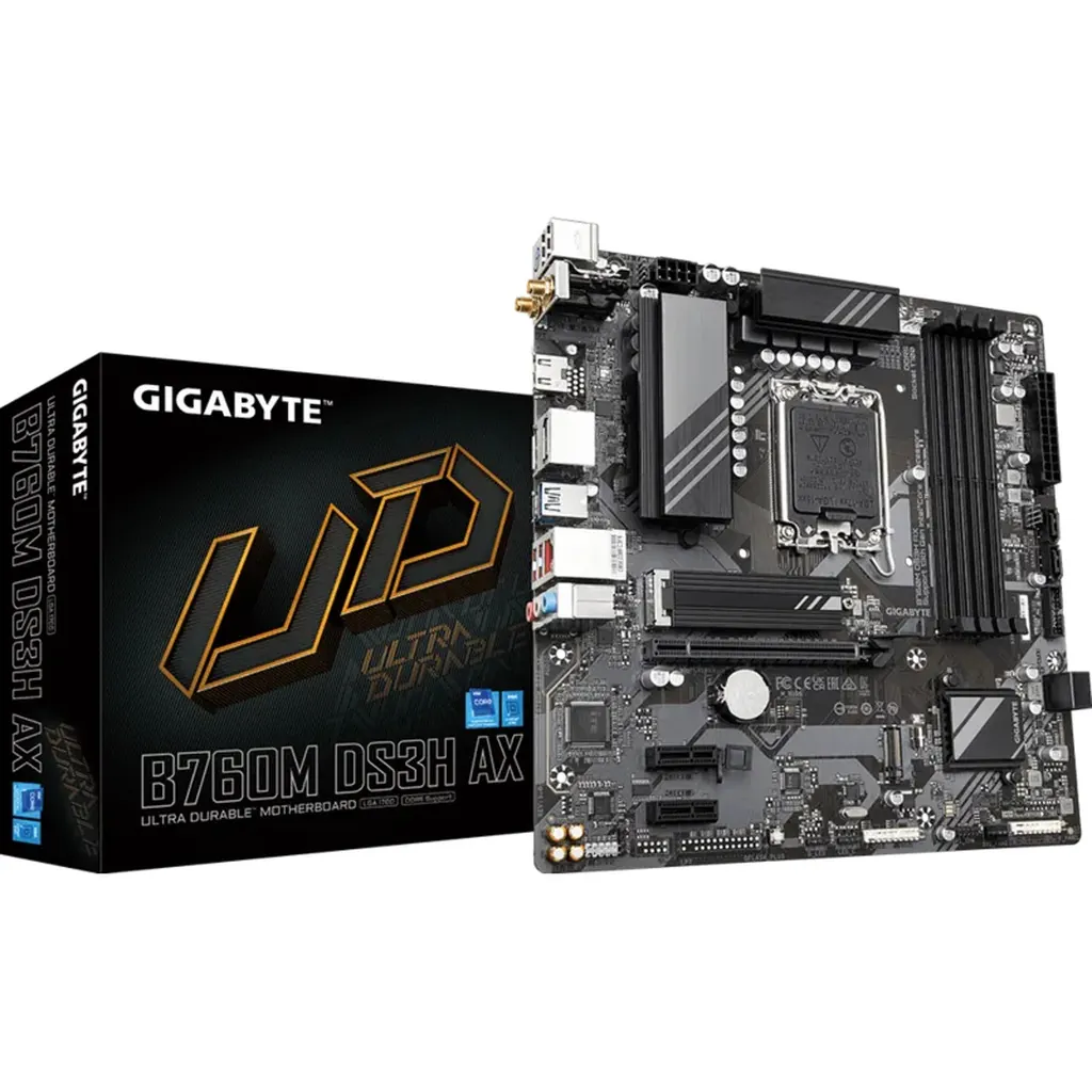 Gigabyte B760M DS3H AX LGA1700 mATX Motherboard