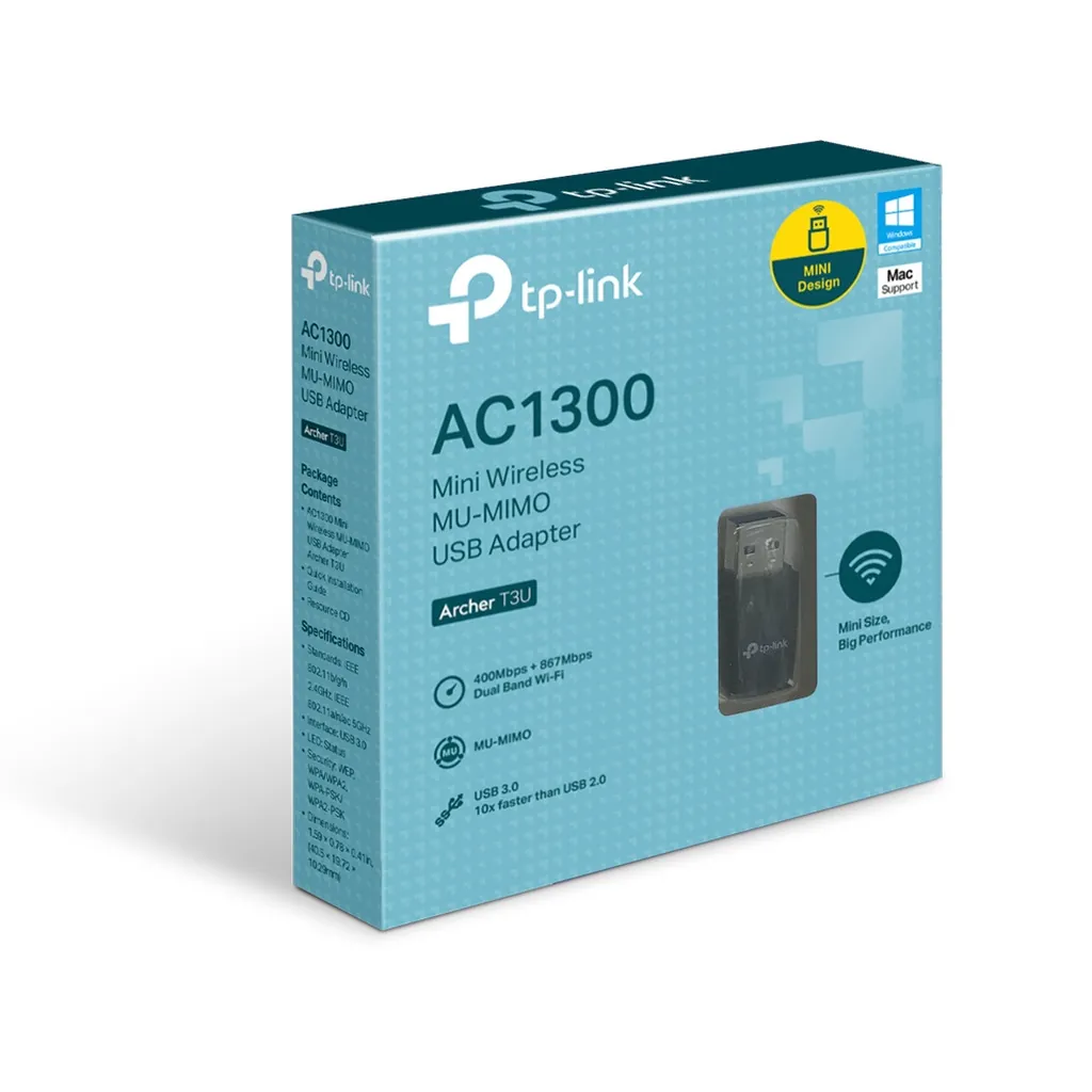 TP-LINK Archer T3U AC1300 Wireless USB Adaptor