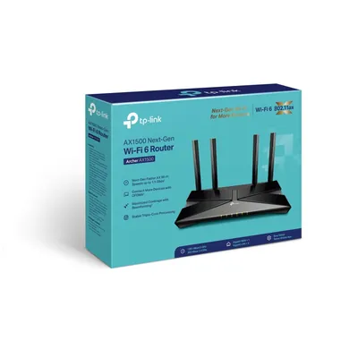 TP-LINK Archer AX1500 Dual Band WiFi 6 Router