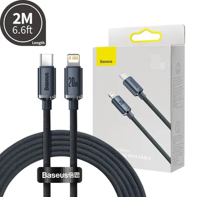 Baseus Lightning to Type-C 20W 2m Black