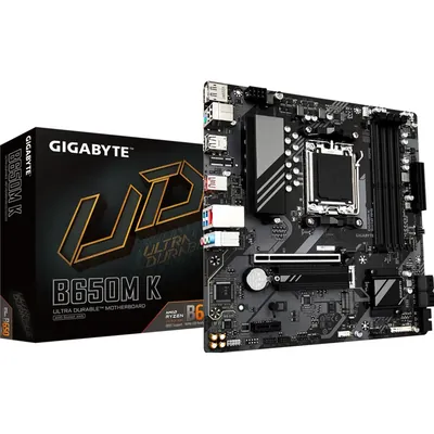 Gigabyte B650M-K Ultra Durable AM5 mATX Motherboard