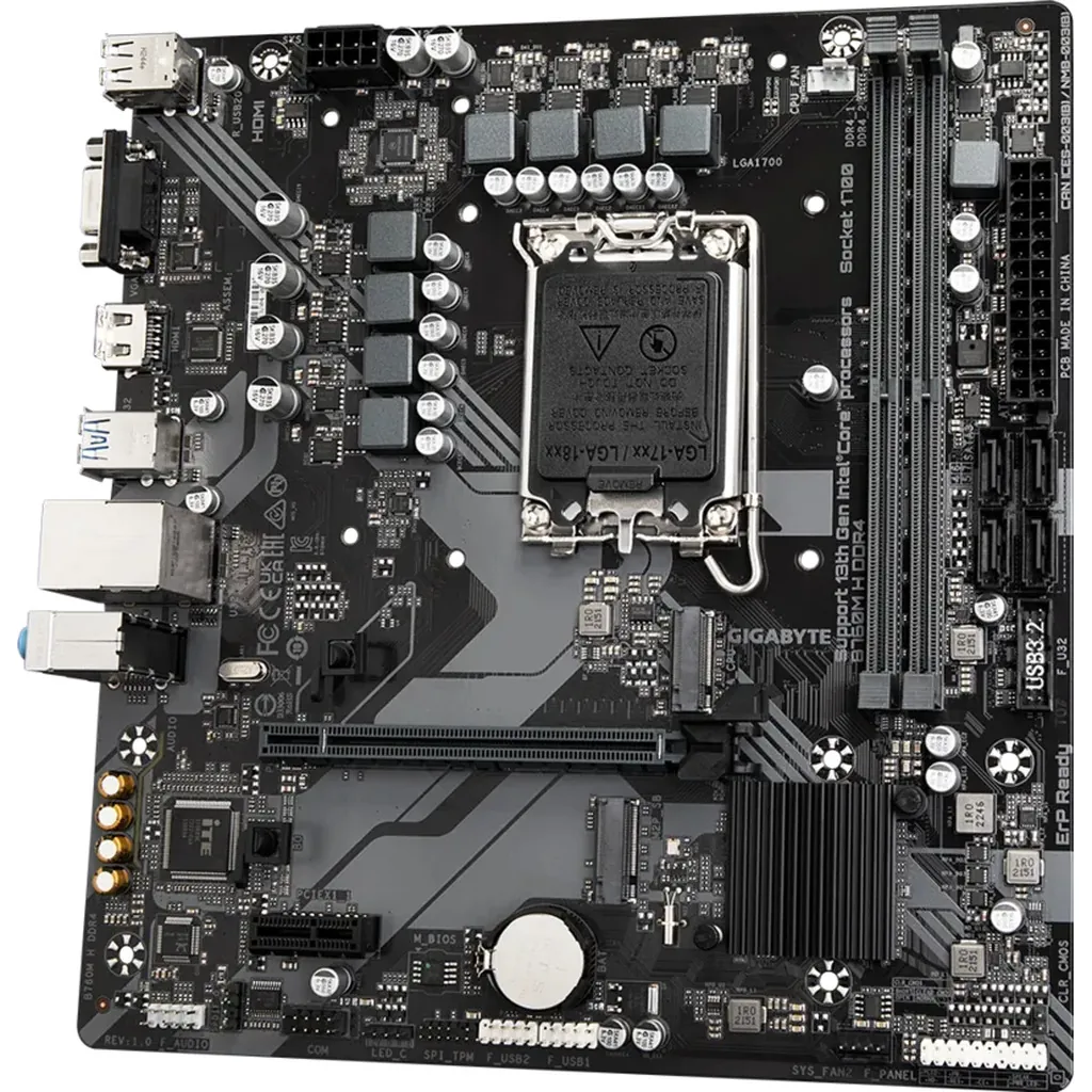 Gigabyte B760M H DDR4 LGA 1700 mATX Motherboard