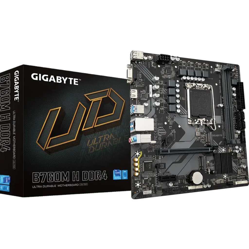 Gigabyte B760M H DDR4 LGA 1700 mATX Motherboard