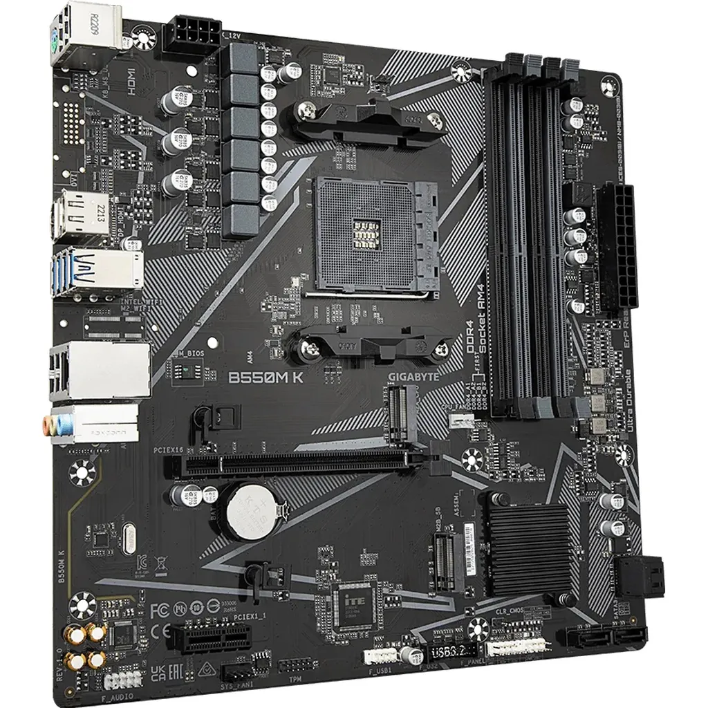Gigabyte B550M K AM4 mATX Motherboard