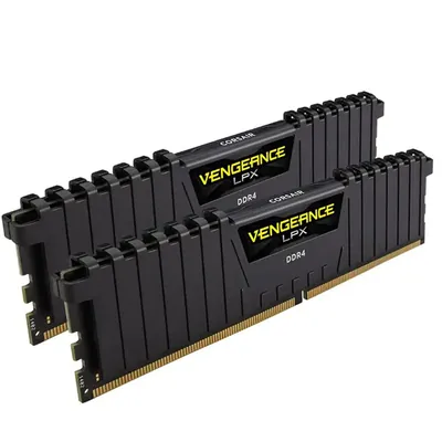 Corsair Vengeance LPX 64GB Kit (2x32GB) DDR4 3200MHz C16 Black