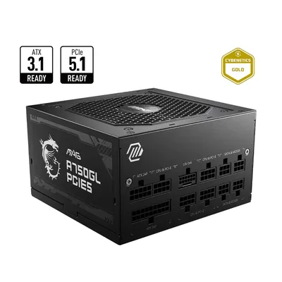 MSI MAG A750GL 750W Gold Modular Power Supply