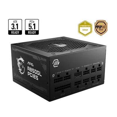 MSI MAG A850GL 850W Gold Modular Power Supply