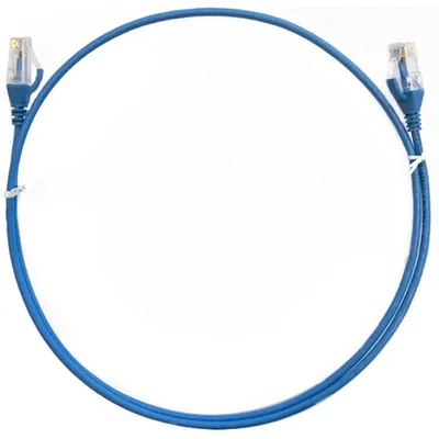 8ware CAT6 Ultra Thin Slim Cable 15m - Blue