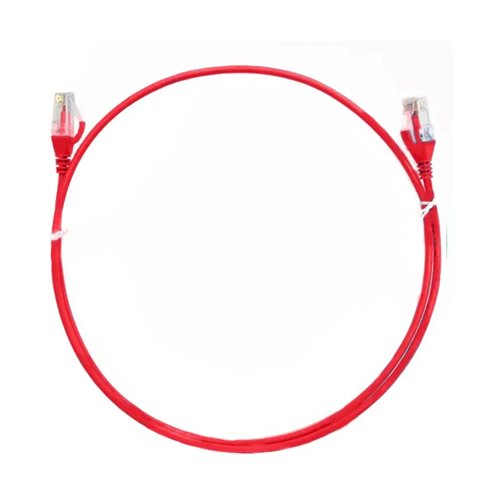 8ware CAT6 Ultra Thin Slim Cable 20m - Red