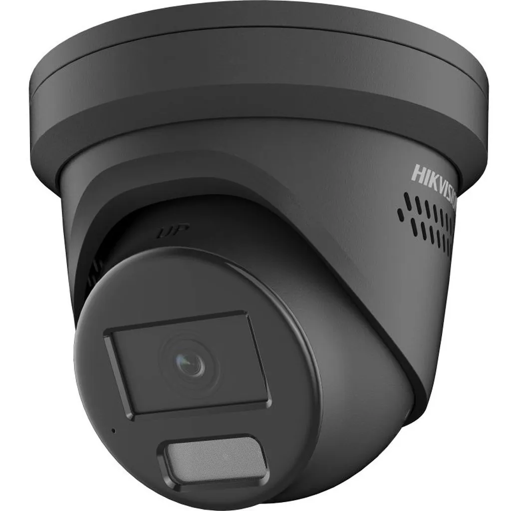 Hikvision ColorVu Gen2 4MP 2.8mm Outdoor Turret Camera w/ Speaker, Strobe & Mic, 30M White LED
