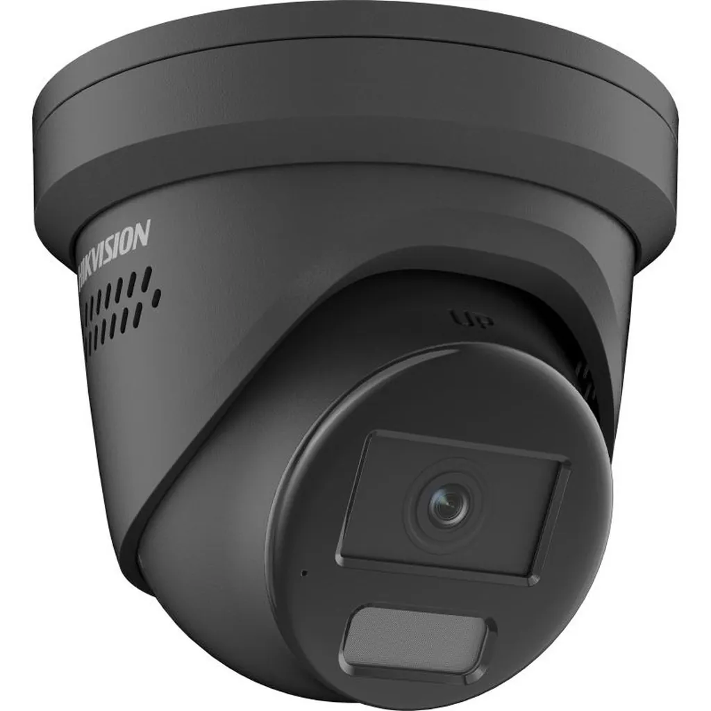 Hikvision ColorVu Gen2 4MP 2.8mm Outdoor Turret Camera w/ Speaker, Strobe & Mic, 30M White LED