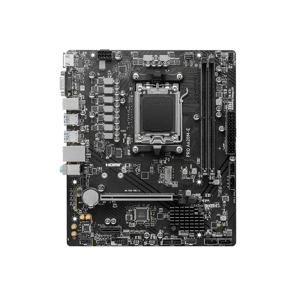 MSI PRO A620M-E AM5 mATX Motherboard