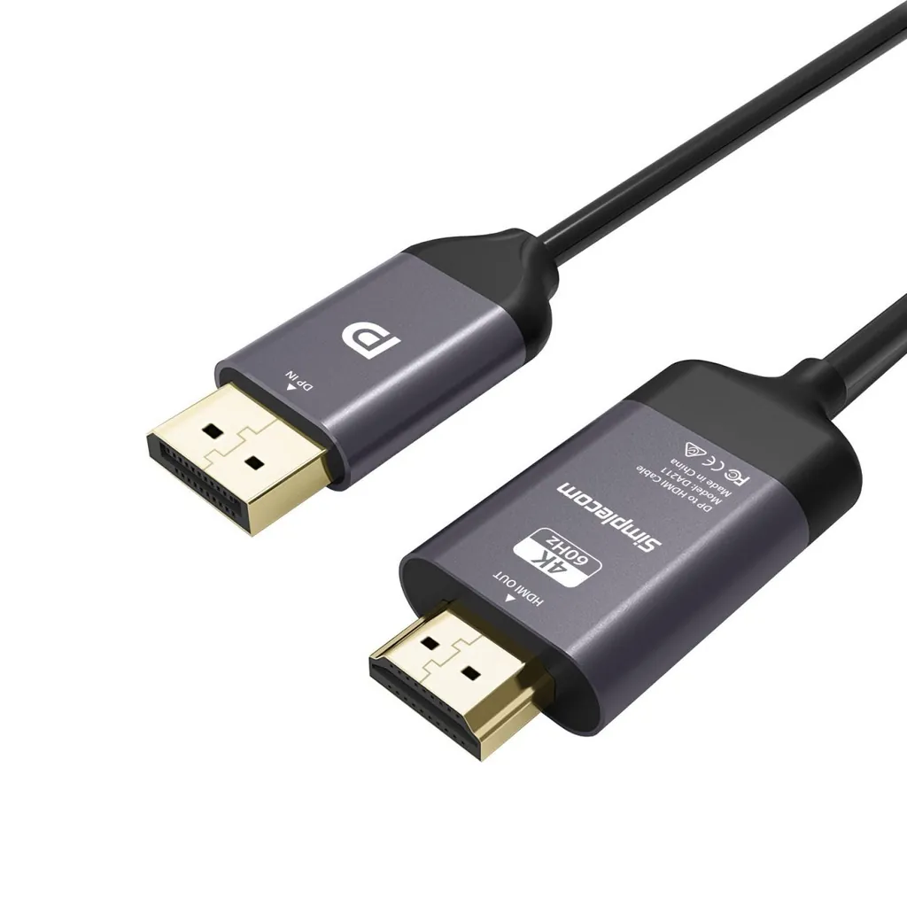 Simplecom DA211 Active DisplayPort to HDMI 2.0 2M