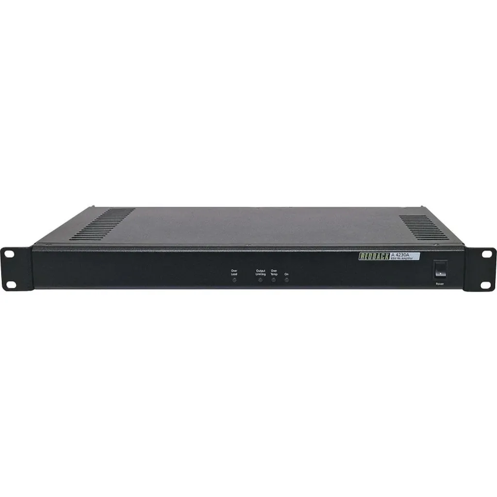 Redback Compact 1RU Public Address (PA) 100V Amplifier 30W