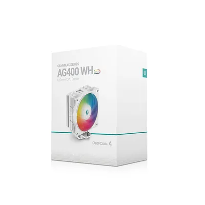 DeepCool AG400 White ARGB Single-Tower CPU Cooler