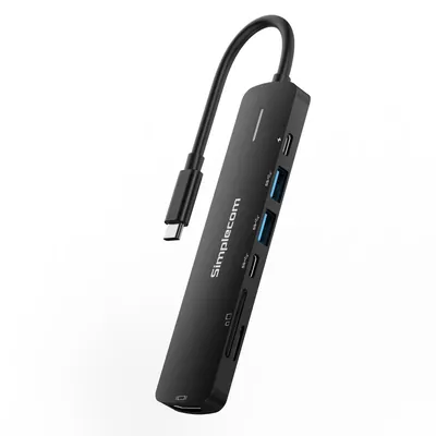 Simplecom CHT570 USB-C 7-in-1 Hub HDMI 2.0 Docking Station