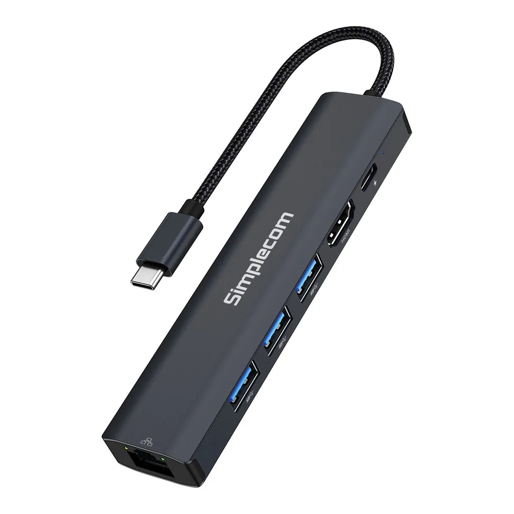 Simplecom CHN560 USB-C 6-in-1 Docking Station