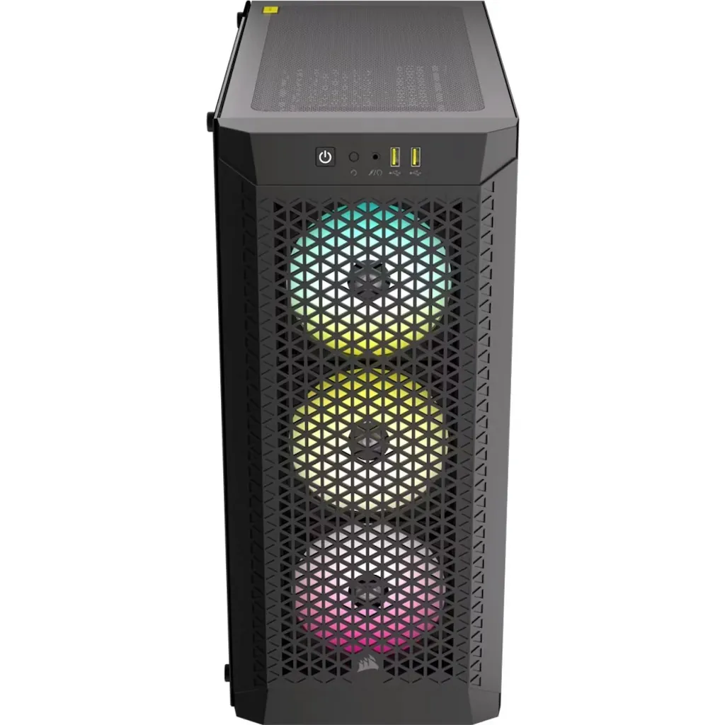Corsair 480T RGB Airflow Tempered Glass ATX Case Black 