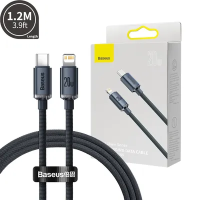 Baseus Lightning to Type-C 20W 1.2m Black