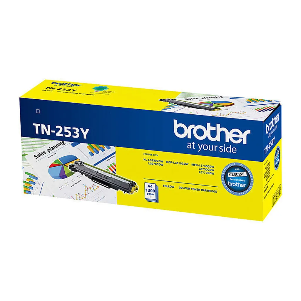 Brother TN253 Yellow Toner Cart