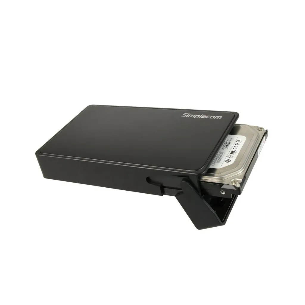 Simplecom SE325 3.5" SATA HDD to USB 3.0 Enclosure - Black