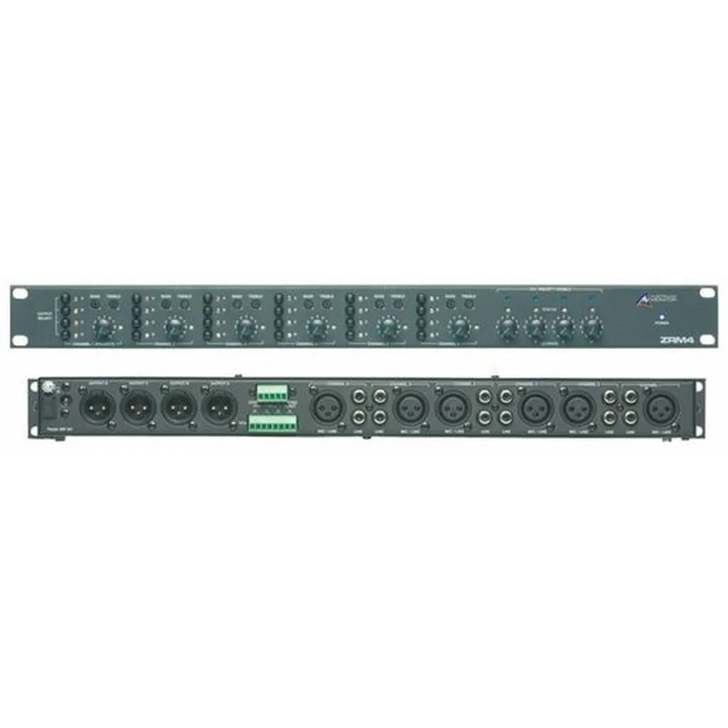 Australian Monitor ZRM4 6-Channel 4 Zone Routing Mixer