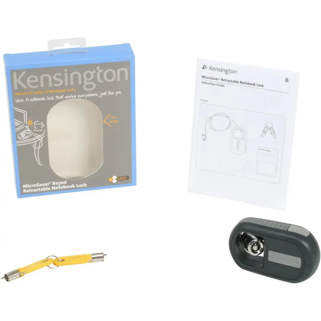 Kensington MicroSaver Retractable Keyed Laptop Lock