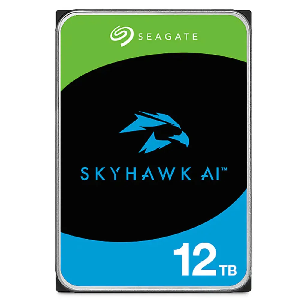 SkyHawk AI Surveillance 3.5" HDD 12TB, SATA 6Gb/s, 7200RPM, 256MB Cache, 5 Years or 2.5M Hours MTBF Warranty