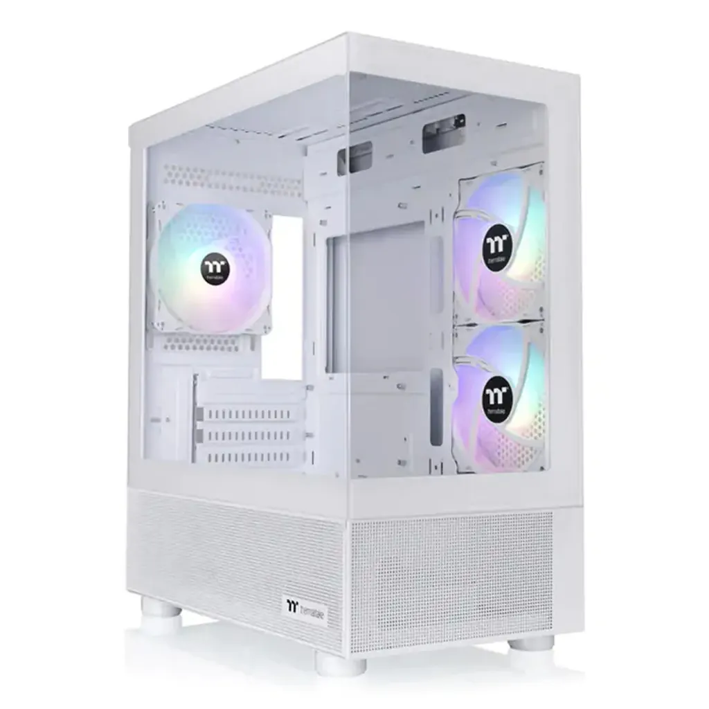 Thermaltake View 170 TG ARGB mATX Case Snow