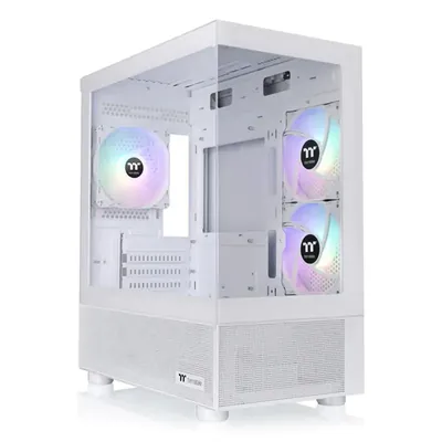 Thermaltake View 170 TG ARGB mATX Case Snow