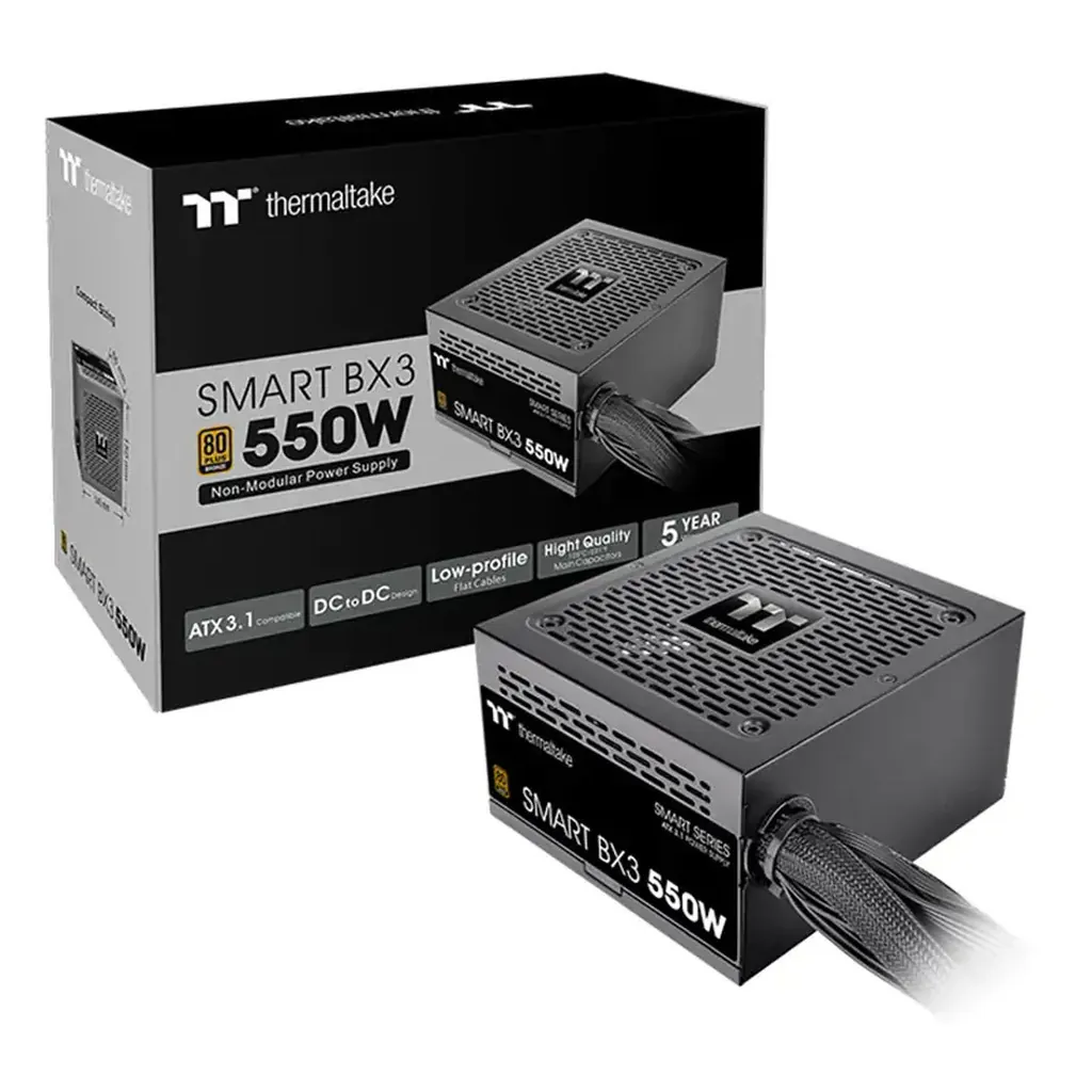 Thermaltake Smart BX3 550W 80+ Bronze ATX 3.1 Power Supply
