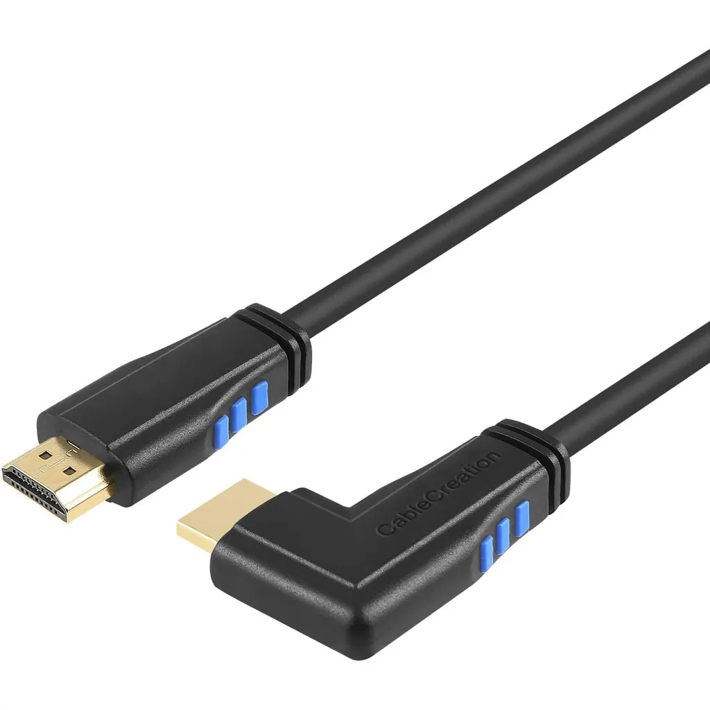 Cable Creation 4K 60Hz HDMI Male to Male Right Angle 1.8M Cable
