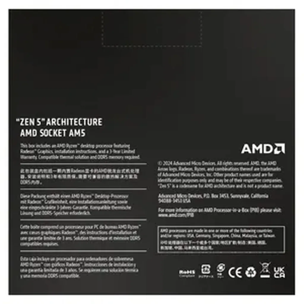 AMD Ryzen 9 9900X 12 Core 24 Thread Up To 5.6GHz AM5