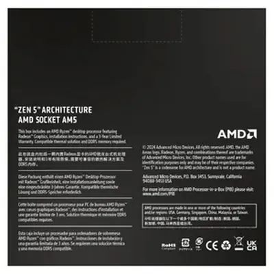 AMD Ryzen 9 9900X 12 Core 24 Thread Up To 5.6GHz AM5