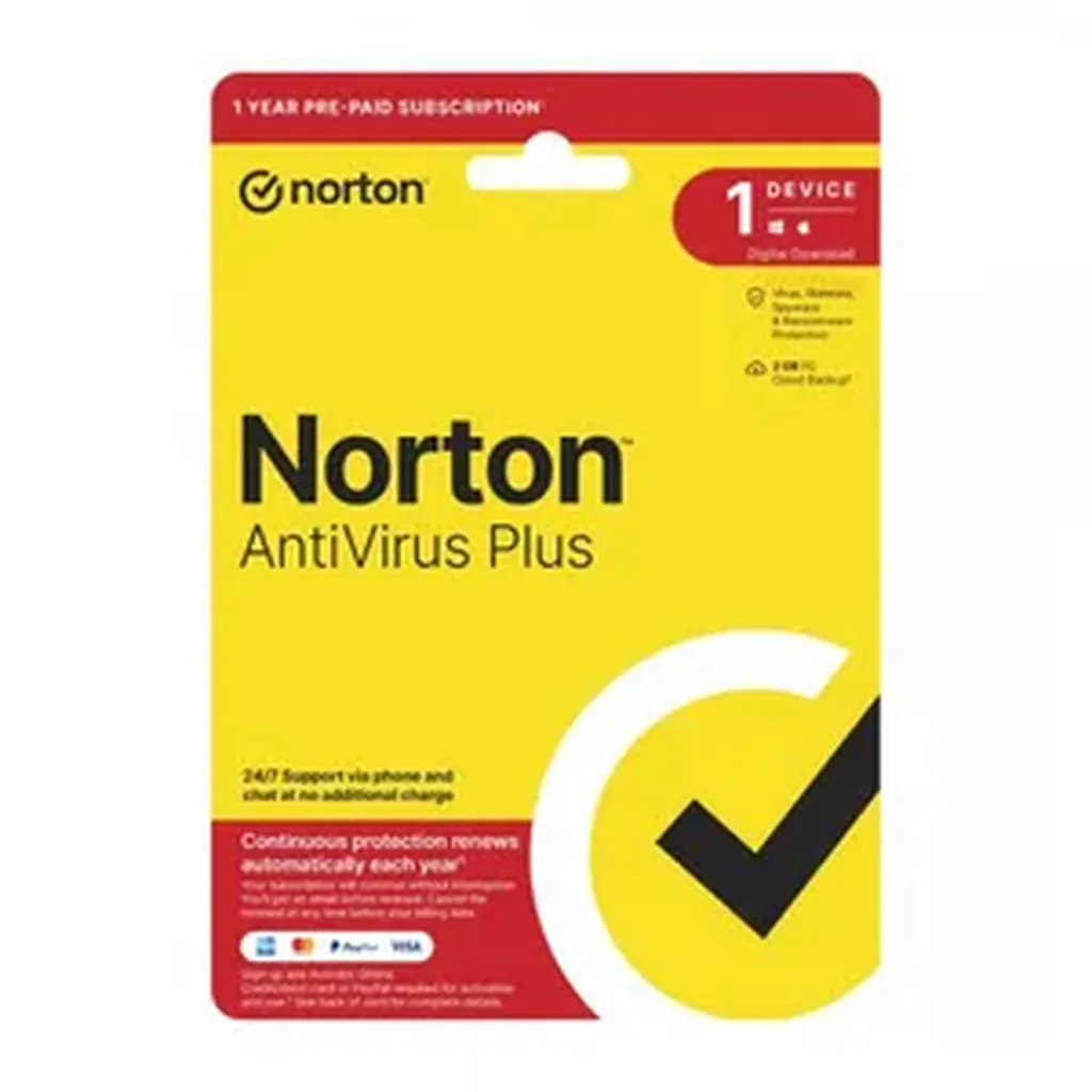 Norton AntiVirus Plus 1 Device 1 Year