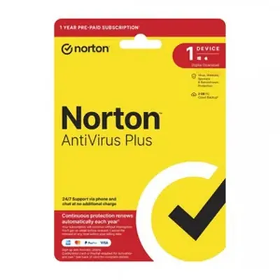 Norton AntiVirus Plus 1 Device 1 Year