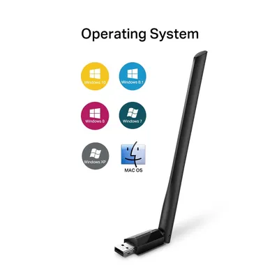 TP-LINK Archer T2U Plus AC600 Wireless USB Adaptor