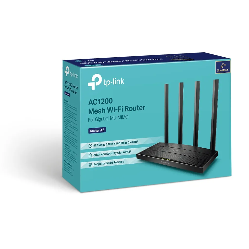 TP-Link AC1200 Dual Band MU-MIMO Gigabit Router 