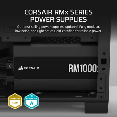 Corsair RM1000x Cybenetics 1000W 80PLUS Gold Modular Power Supply