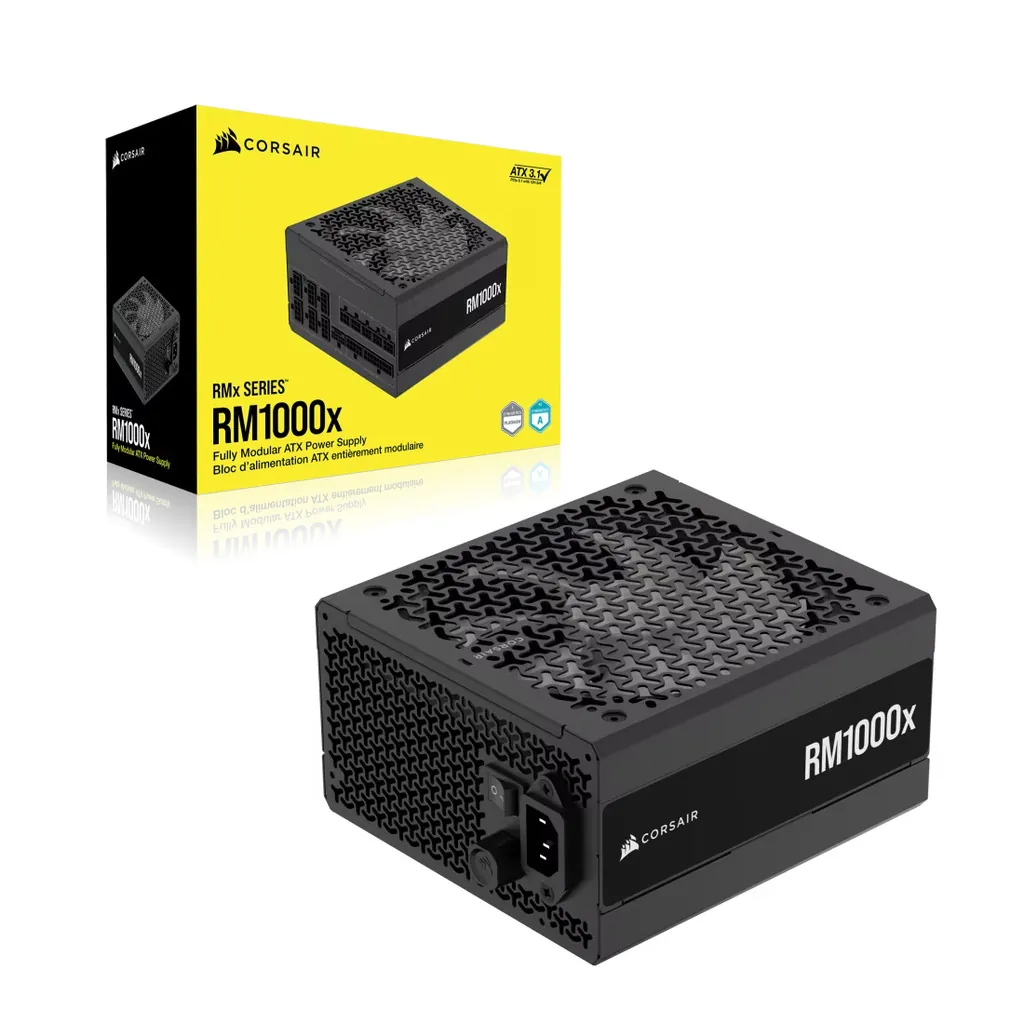 Corsair RM1000x Cybenetics 1000W 80PLUS Gold Modular Power Supply