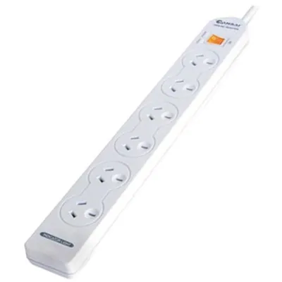 Sansai 6 Way Basic Powerboard