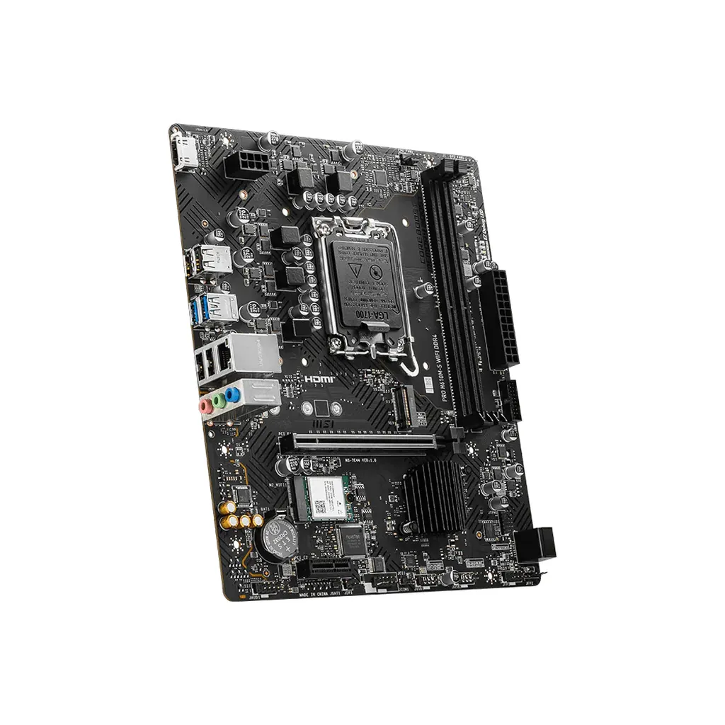 MSI PRO H610M-S WIFI DDR4 LGA1700 mATX Motherboard