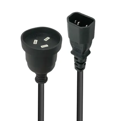 Lindy IEC C14 to AU/NZ Power Cable - 1m