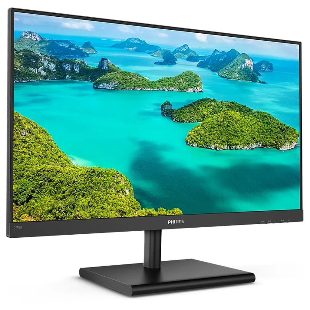PHILIPS 27" (16:9) QHD 1440p IPS LED, 75Hz, 4MS, VESA, VGA, HDMI, DP, 3YR