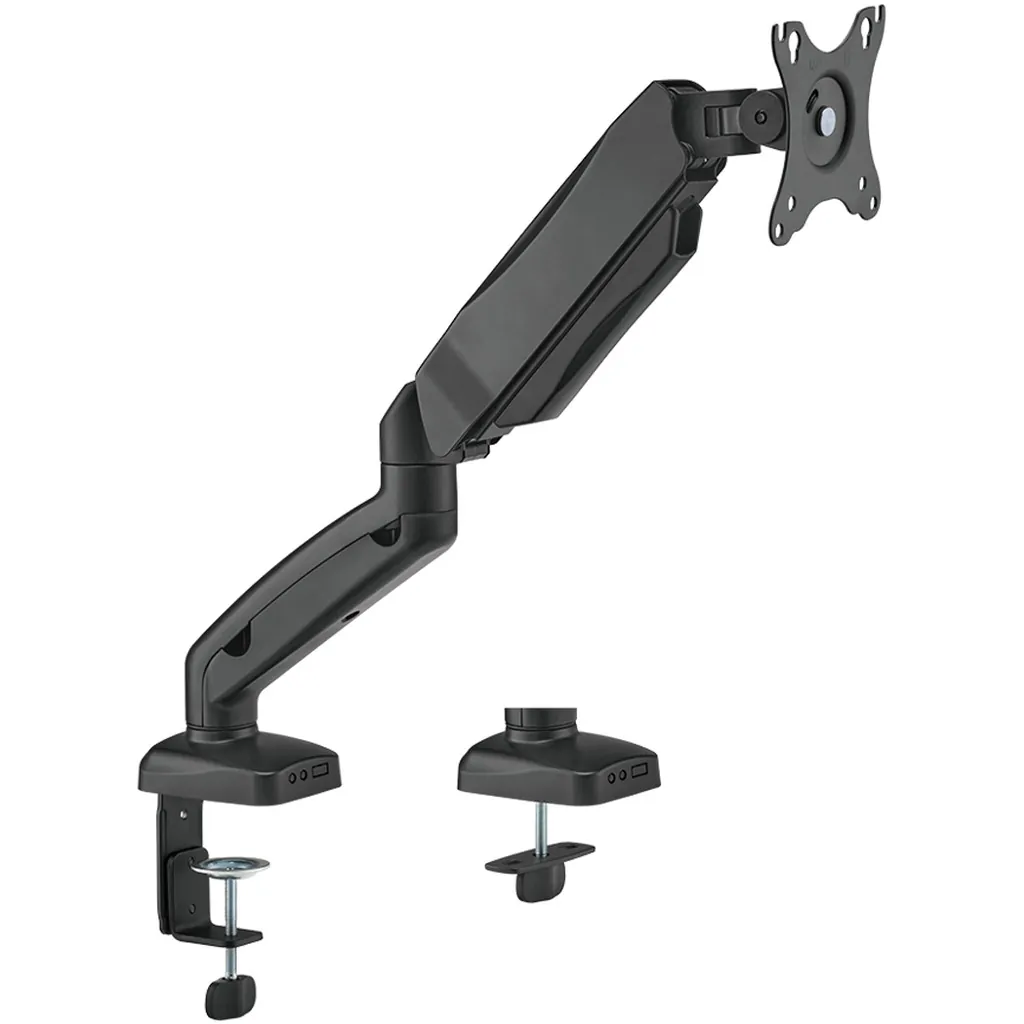 Brateck Economy Single Screen Spring-Assisted Monitor Arm 17"-32" Up to 9 kg