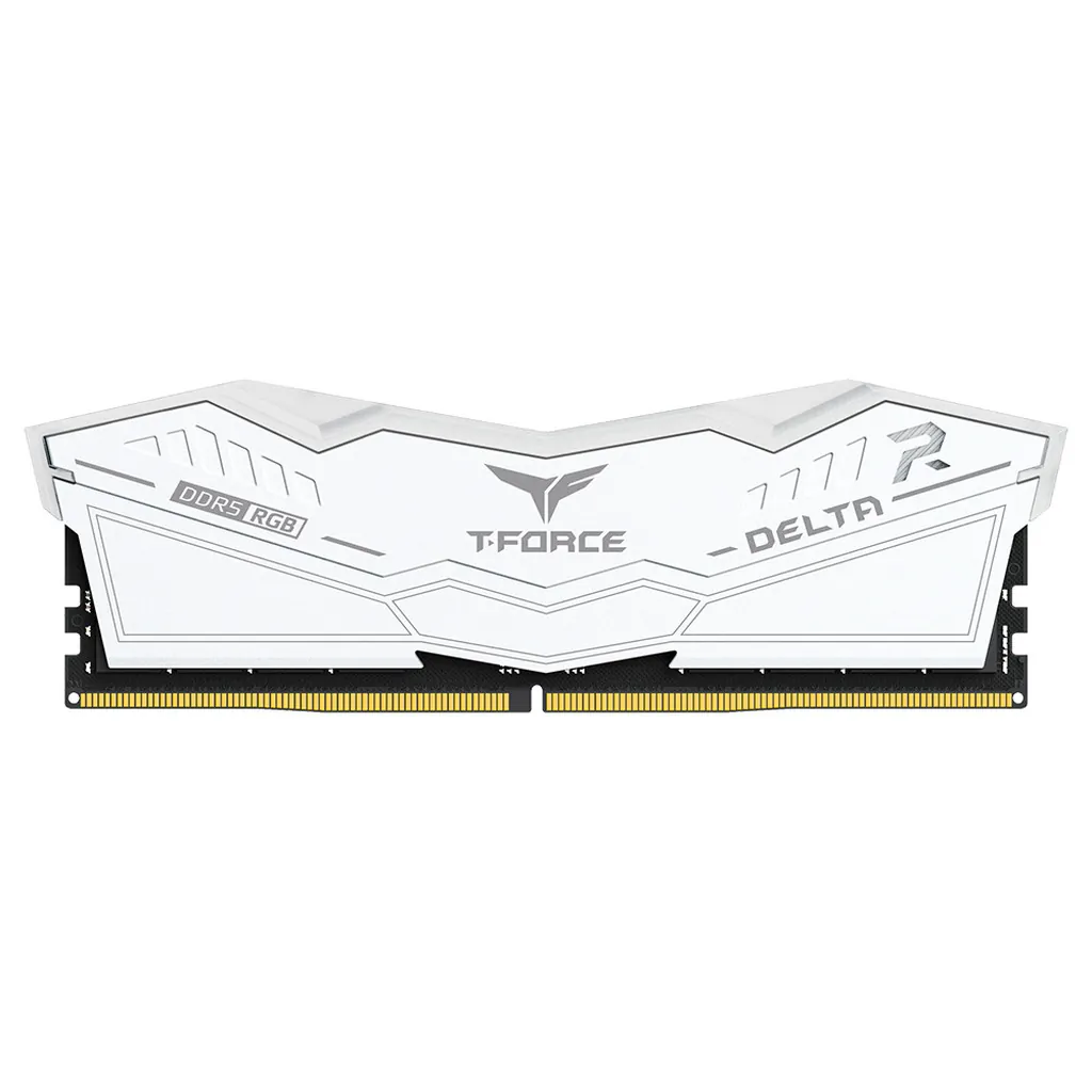 Team T-Force Delta RGB 32GB Kit (2x16GB) DDR5-6000 C30 (White)
