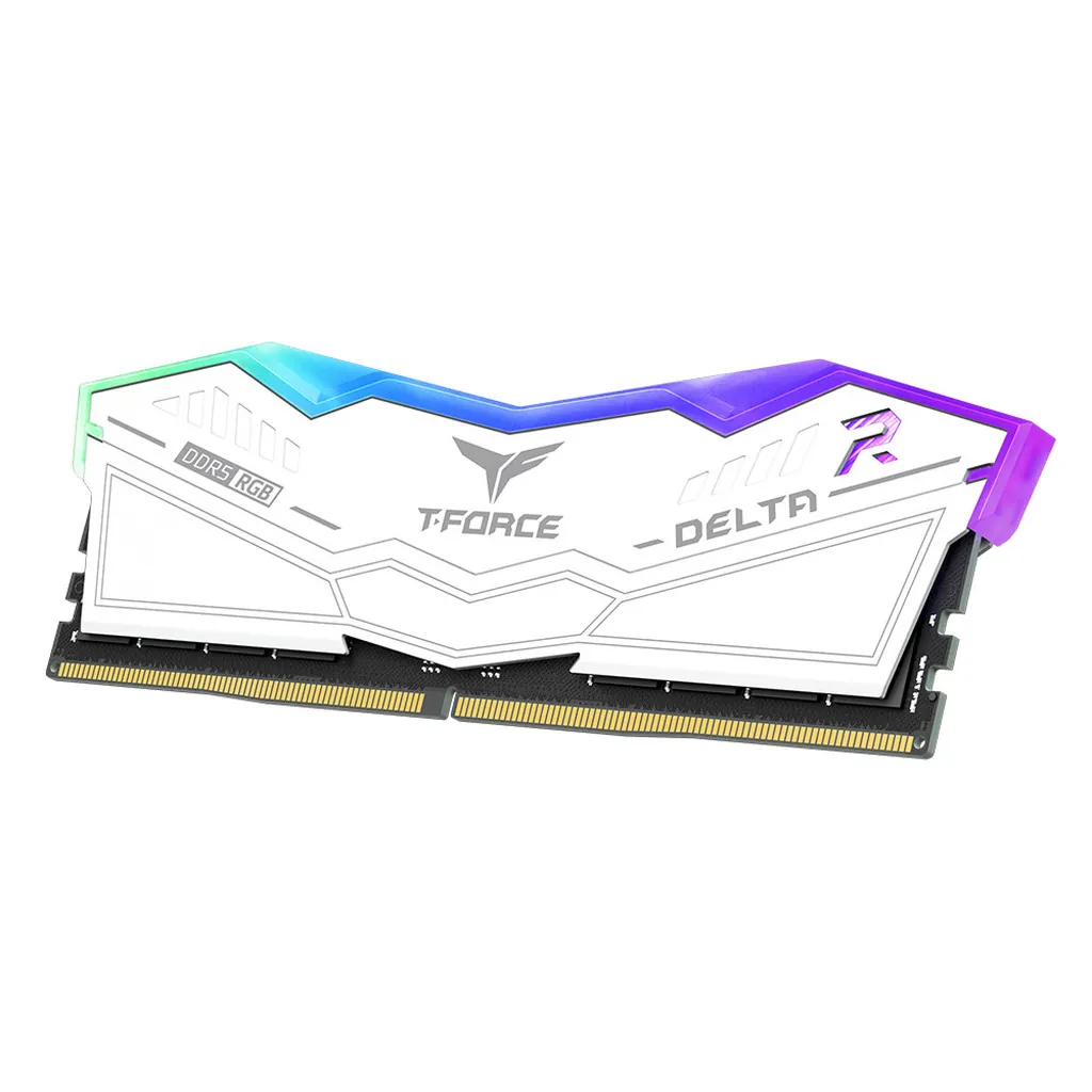 Team T-Force Delta RGB 32GB Kit (2x16GB) DDR5-6000 C30 (White)