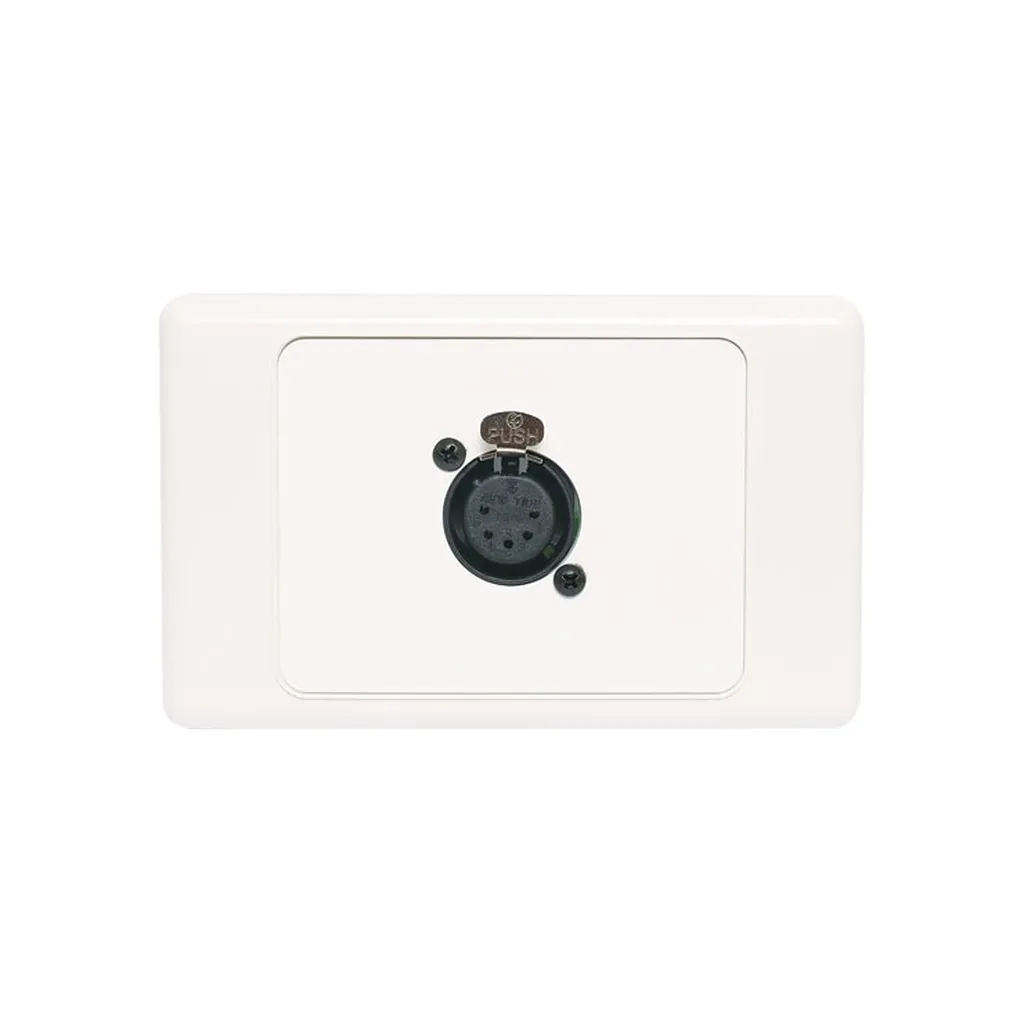 Redback 5 Pin Horizontal Microphone Wallplate